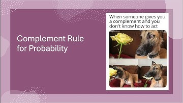 Complement Rule for Probability