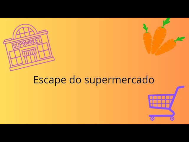 Roblox - ESCAPAMOS DO SUPERMERCADO MALUCO (Escape The Supermarket Obby)