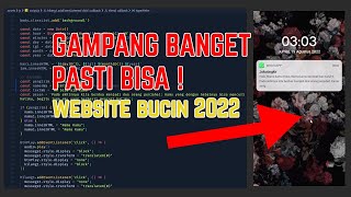 CARA MEMBUAT WEBSITE BUCIN 2022 ! | Tutorial Membuat Website HTML , CSS , JavaScript Sederahana