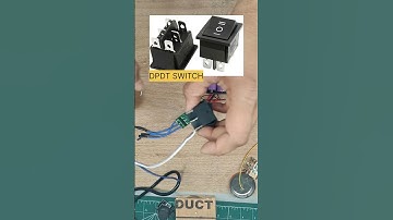 "How to Change BLDC Motor Polarity | DPDT Switch Wiring for Forward & Reverse Rotation"