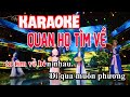 KARAOKE Quan Họ Tìm Về - Beat nhạc Karaoke tone nữ dễ hát nhất