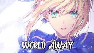 Nightcore - World Away (Lyrics) (Tonight Alive)