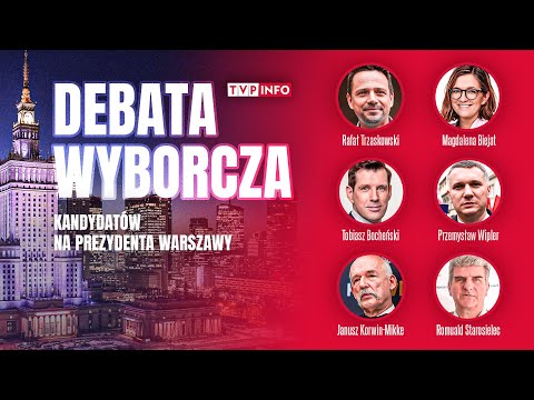 Debata wyborcza kandydatów na prezydenta Warszawy