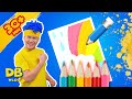 Как научиться необычно рисовать? Уроки рисования для детей от 3 лет | D Billions Vlog