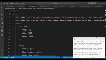 Build a FFMPEG WASM Video Cropper & Zoom Timeline Editor in Browser Using HTML & JavaScript