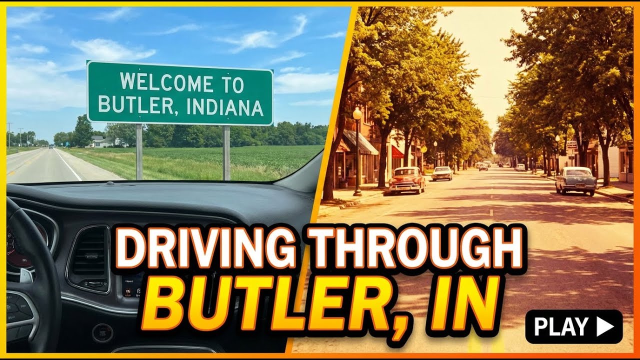 Driving Through Butler, Indiana
