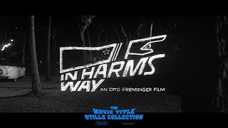 Saul Bass: In Harm's Way (1965) title sequence