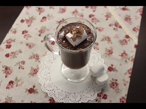 İsti şokoladın hazırlanması.Sıcak çikolota tarifi.Горячий шоколад.