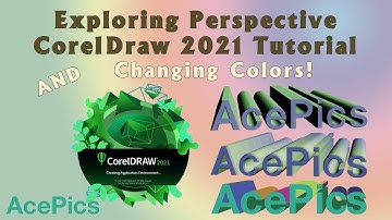 How to use the Perspective Tools in CorelDraw 2021 - Addi depth to text Extrusions in CorelDraw 2021