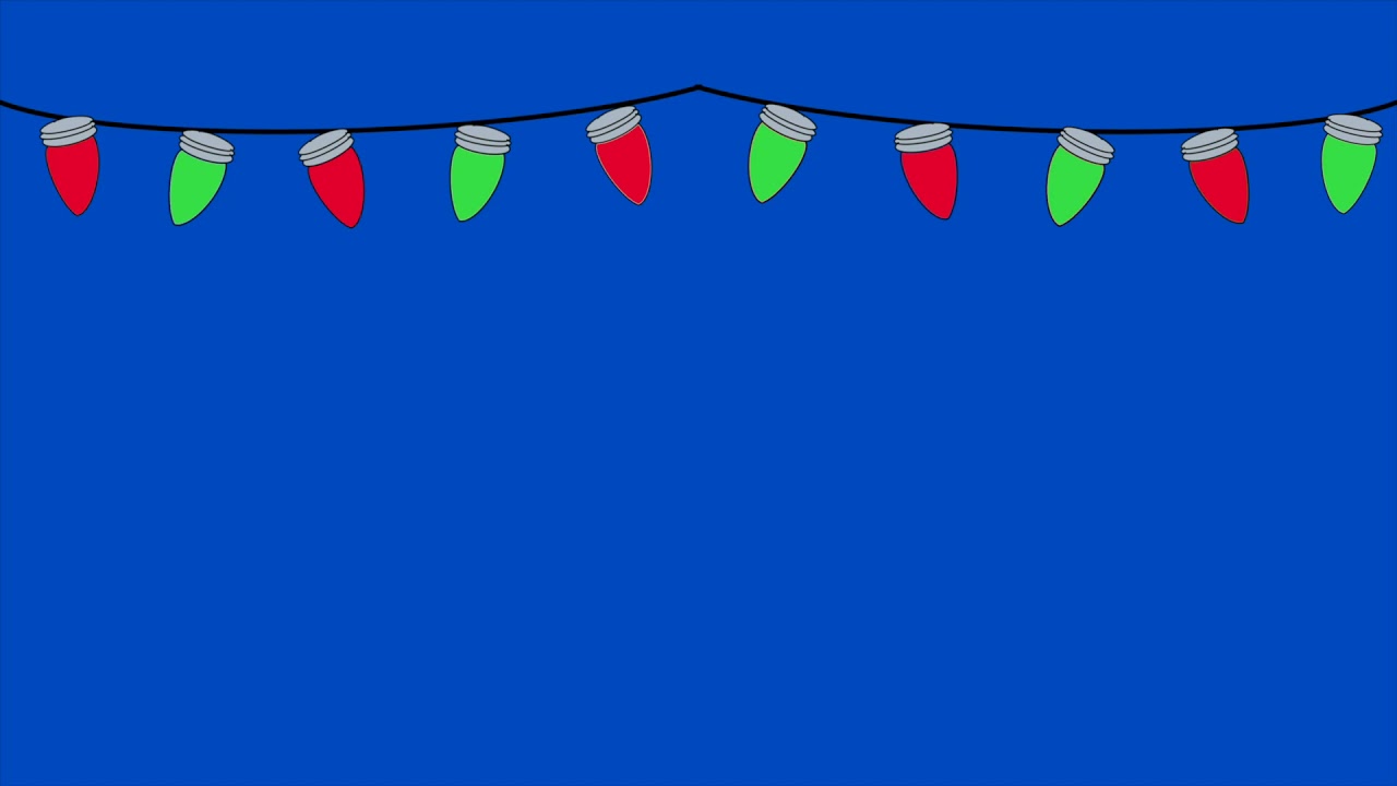 animated christmas lights transparent