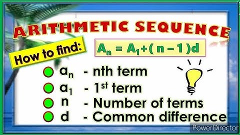 ARITHMETIC SEQUENCE | How to Find a₁, n, and nth Term Easily
