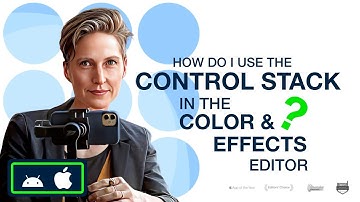 How do I use the Control Stack in LumaFusion