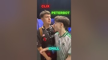 Clix fights Peterbot in Real Life | #fortnite #fncs #peterbot #clix #irl