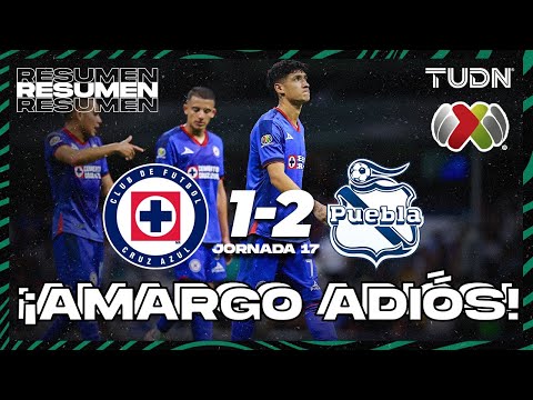 Cruz Azul vs. Puebla (1-2): goles, resumen y video del partido de la Liga MX