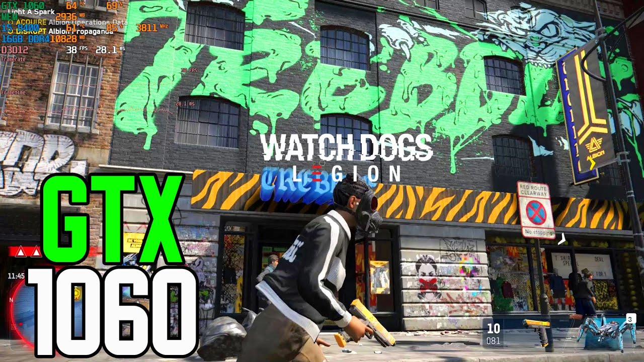 Watch Dogs: Legion - GTX 1060 3gb | i5 8400 | FRAME-RATE TEST