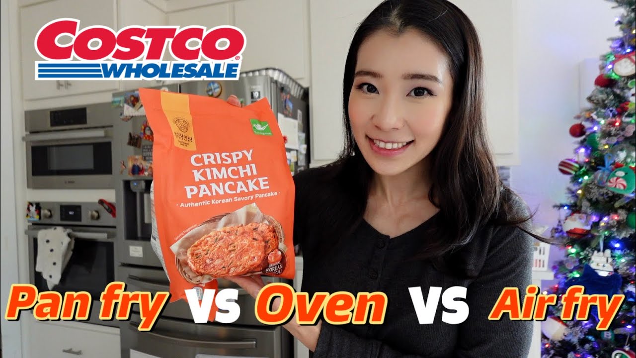 Обзор хрустящих блинчиков с кимчи от Costco: жарка на сковороде, во фритюрнице и в духовке | Хрус...