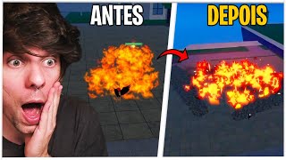 ANTES e DEPOIS das NOVAS ESPADAS da ATUALIZAÇÃO do Blox Fruits