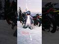 Devil mode on-😈🖤🔥 #shorts #short #viral #viralshorts #snow #snowfall #bike #bikers #rider #anime