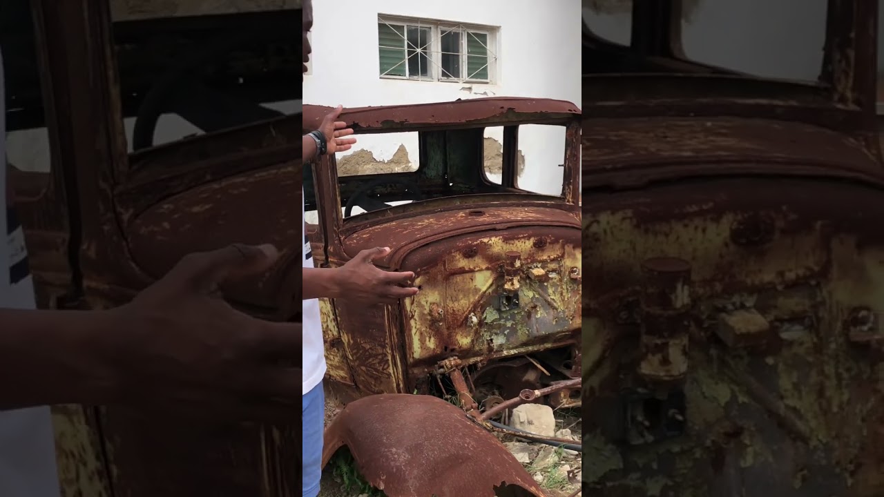 O primeiro carro 🚗 a circular na Cidade de Inhambane no tempo da colonização em Moçambique 🇲🇿