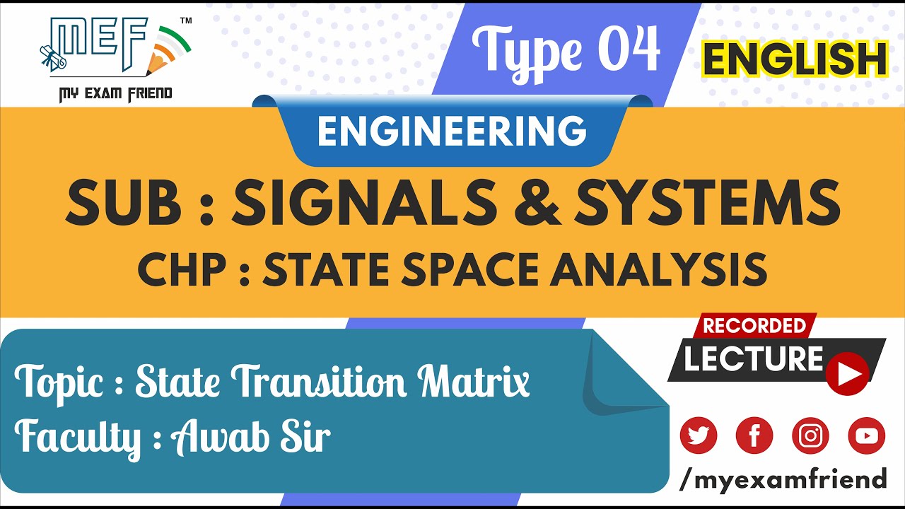 State topic. First Signal System. Space State graph.