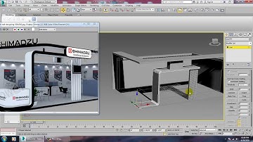 Tutorial on Modeling Texturing and Lighting a 3D Stall in 3dsmax using Vray ( Part 1)