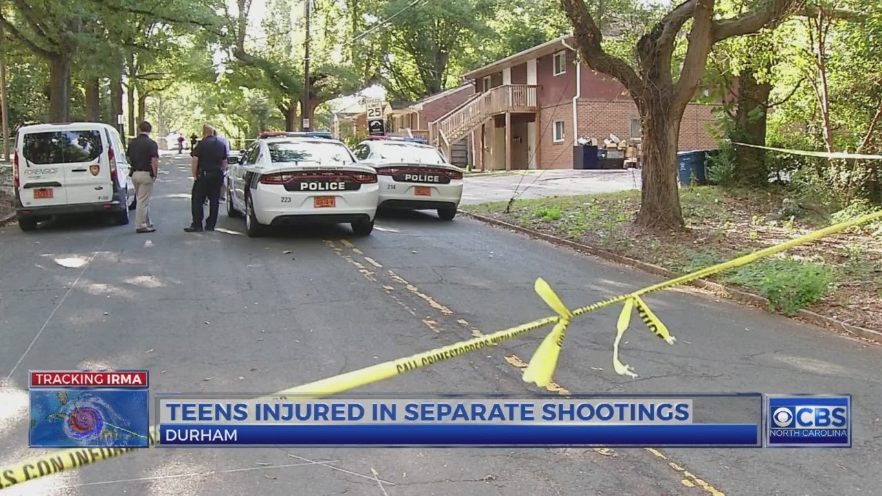 3 teens injured in 2 Durham shootings - YouTube