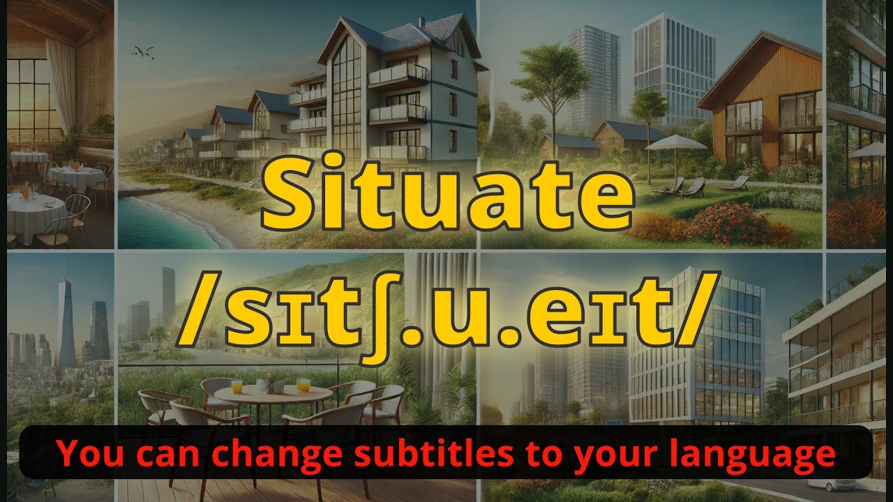 Situate meaning with 5 examples