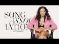 Tinashe Sings Janet Jackson, 6LACK, and "Die a Little Bit" in a Game of Song Association | ELLE