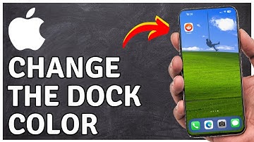 How to Change The Dock Color On iPhone | iPhone Tutorial