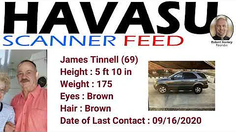 James Tinnell (formally "Missing") has been located.