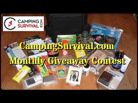 CampingSurvival.com Monthly Giveaway Contest!