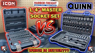 HARBOR FREIGHT ICON VS QUINN SOCKET SET / Which is Better #harborfreight #tools #icon #toolreviews