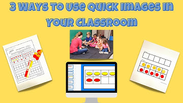 3 Ways to Use Quick Images in your Kindergarten Math Class