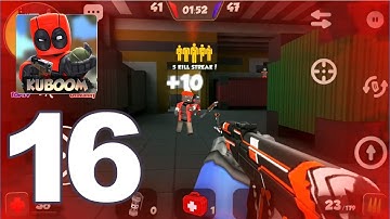 KUBOOM - Gameplay Walkthrough Part 16 - AK 47 Overview Gun (Android Games)
