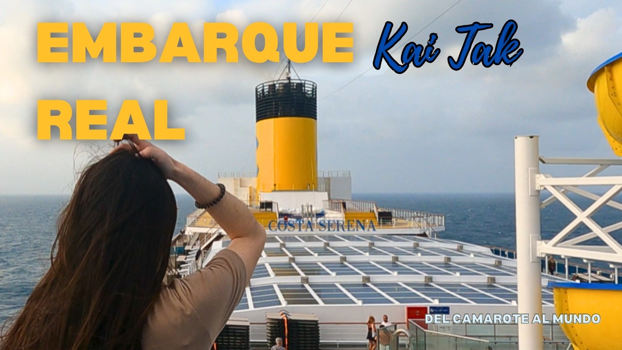 Así es el EMBARQUE en el Costa Serena (Hong Kong) + Primer día a bordo