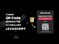 Create QR Code GENERATOR using JAVASCRIPT and Earn Online!