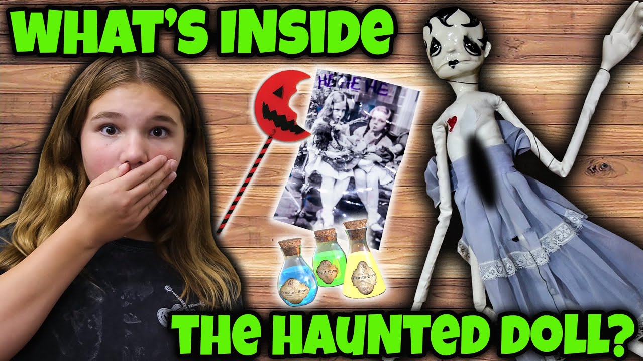 What's Inside The Haunted Doll? Cutting Open Creepy Puppet YouTube