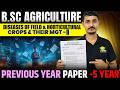 Disease of Field &amp; Horticultural Crops and Their Management 2 | Old Paper Solution | BSc Agriculture