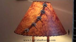 rustic lamp shades for table lamps