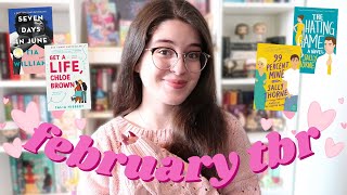 February TBR 📚💖 all the romance books I want to read