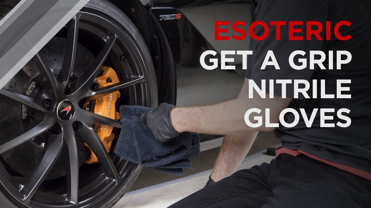 Get-A-Grip Diamond Pattern Nitrile Gloves - ESOTERIC Car Care