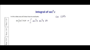 Integral of sec^5