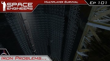 Iron Problems | Space Engineers Multiplayer Survival Video - Modded | #101