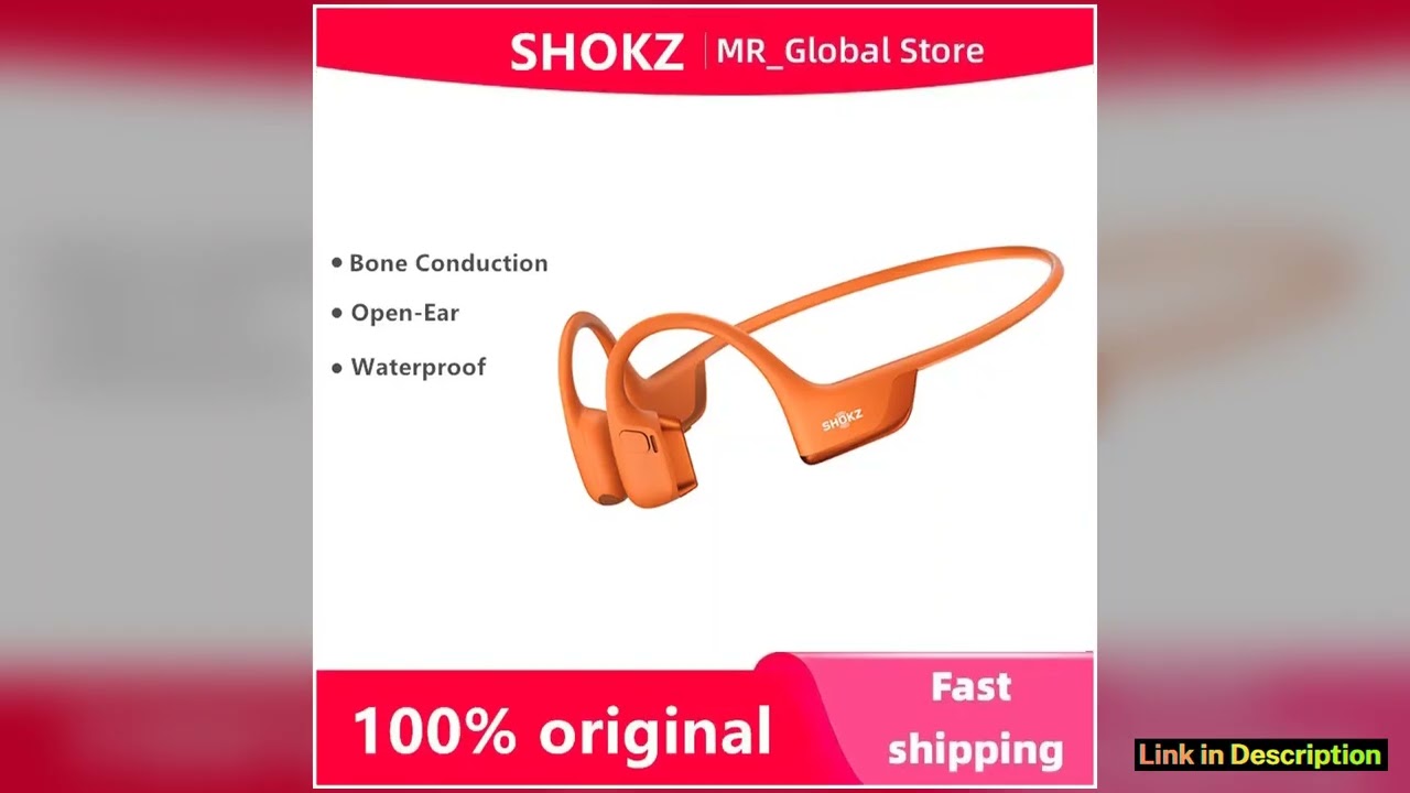 Original SHOKZ OpenRun Pro 2 S820 S821mini Bluetooth Earphones IP55 Waterproof Sports Bone