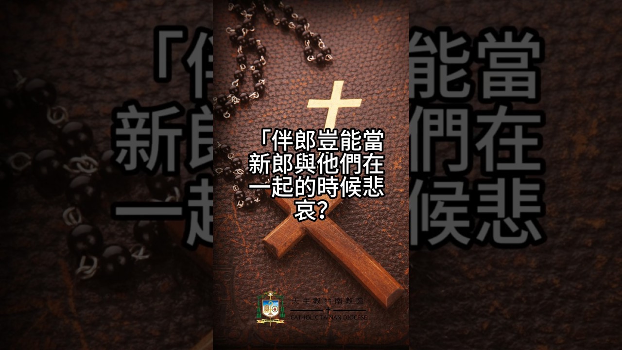 07/04  恭讀聖瑪竇福音　9:14-17   伴郎豈能當新郎與他們在一起的時候悲哀？