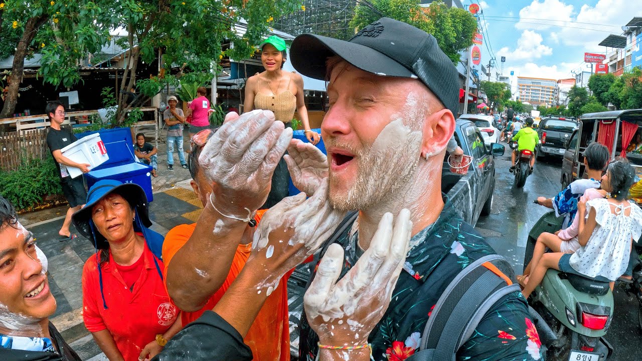 Hello Farang!! / This is REAL Songkran 2025 in Bangkok / Water Festival in Thailand
