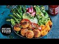 SRIRACHA MEATBALLS | @avantgardevegan by Gaz Oakley