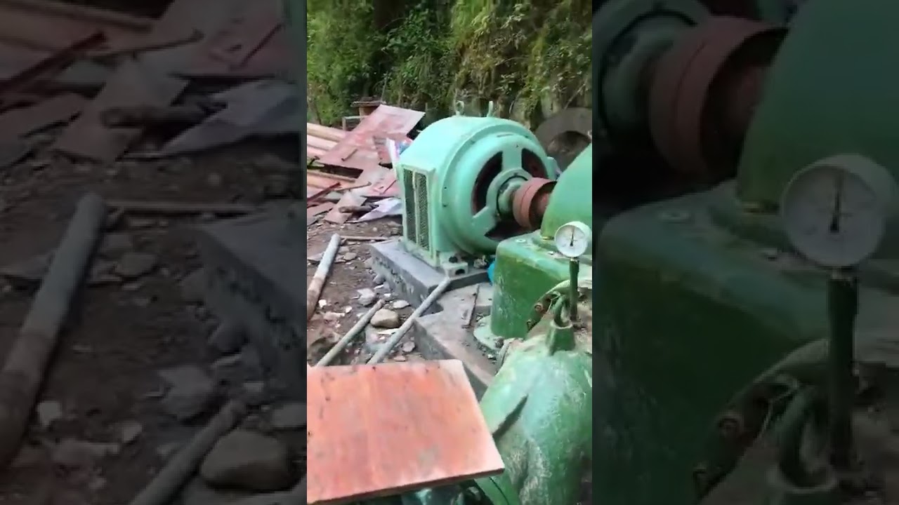 Install the 2nd hand hydro turbine generator to cost down the inverest budget