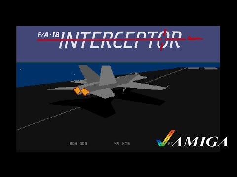 F/A-18 Interceptor (1988) Amiga 500 Longplay
