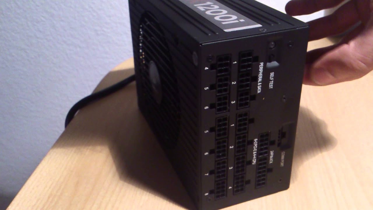 Corsair AX1200i self test fails